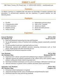 Entry level resume