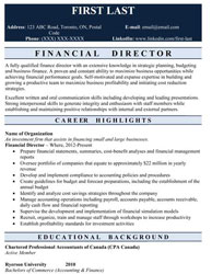 executive resume